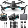 Drone with 4K Camera for Adults and Beginners, 5G Wifi Transmission, 40 Minutes Flight Time,Black