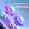 Karaoke Machine, Home Karaoke Party Speaker, Bluetooth Speaker with 2 Microphone, Dazzling Light