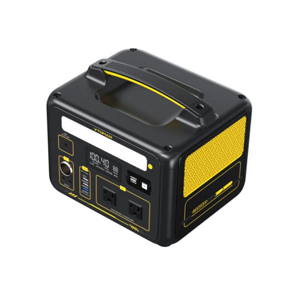 [US Direct] VTOMAN Jump600X 600W/299Wh Lifepo4 Solar Generator Portable Power Station with 600W Constant Power, Regulated 12V DC, PD 60W Type-C for Home Backup & Rv/Van Camping