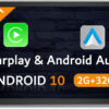 Android Double Din Car Stereo Car Radio Wireless Carplay Android Auto Head Unit Radio for Car with Bluetooth Touchscreen 9 Inch with Backup Camera In-Dash Navigation Bluetooth Car Electronics Video